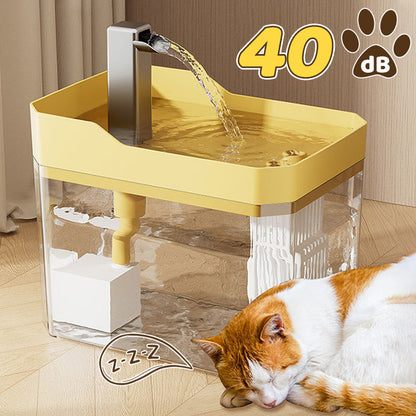 🔥 50% DE RÉDUCTION - Fontaine à Eau Automatique pour Animaux, Capacité 1,5 L, Fonctionnement Silencieux et Écoulement Continu pour une Hydratation Optimale 🐱💧