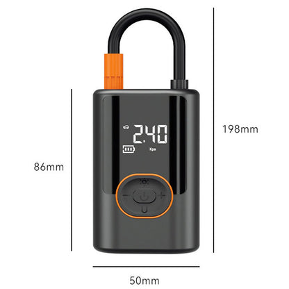 Gonfleur de Pneus Portable Multifonction avec Lumière LED – Compact et Puissant