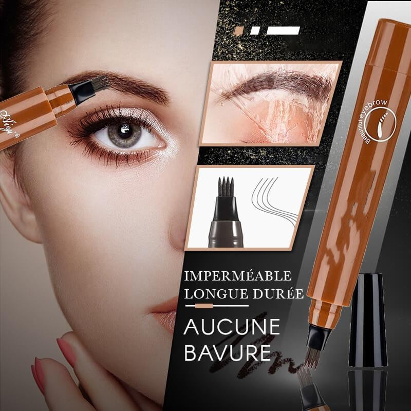 🔥Crayon à sourcils 4-End Natural — créez rapidement des sourcils élégants et parfaitement définis🔥
