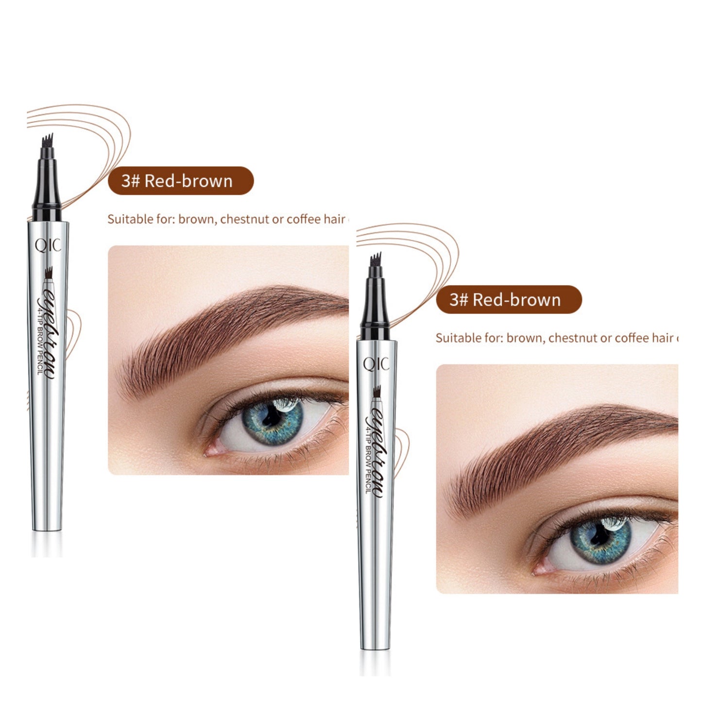 Offre spéciale 1 acheté, 1 offert — Crayon à sourcils 3D waterproof pour des sourcils définis et résistants à l'eau