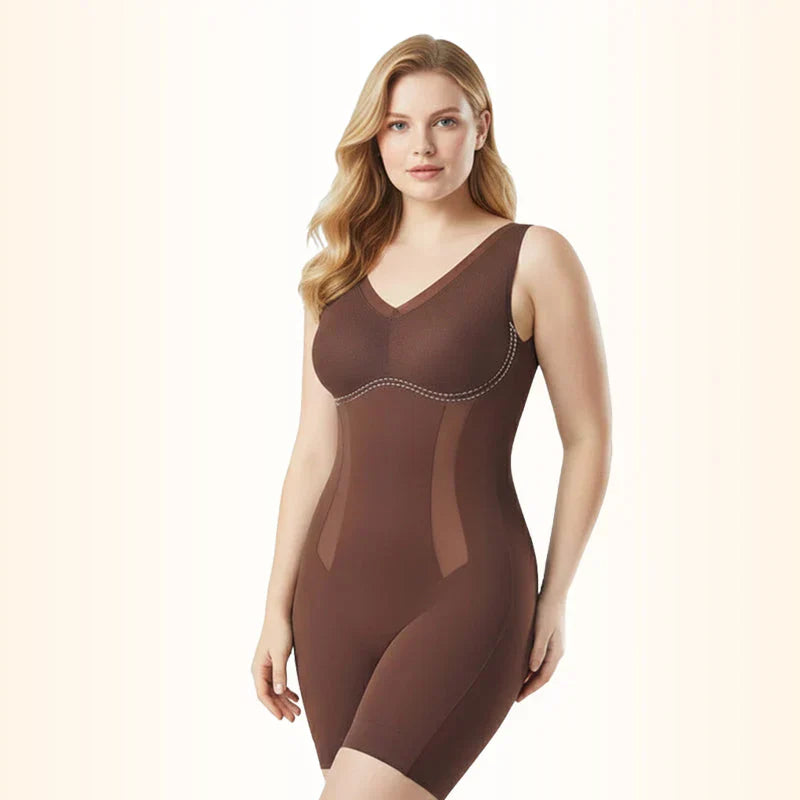 📢📢60% de réduction !! ⏰Gaine Amincissante 1 Pièce – Sculpte Ventre & Hanches, Invisible sous les Vêtements, Confort Respirant💃🖤
