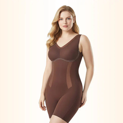 📢📢60% de réduction !! ⏰Gaine Amincissante 1 Pièce – Sculpte Ventre & Hanches, Invisible sous les Vêtements, Confort Respirant💃🖤