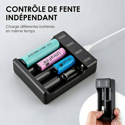Promo 50% : Testeur de Batteries Universel – Vérifie AA, AAA, 9V et Piles bouton en 3 secondes – Compact, Ultra-précis, Sans Pile !