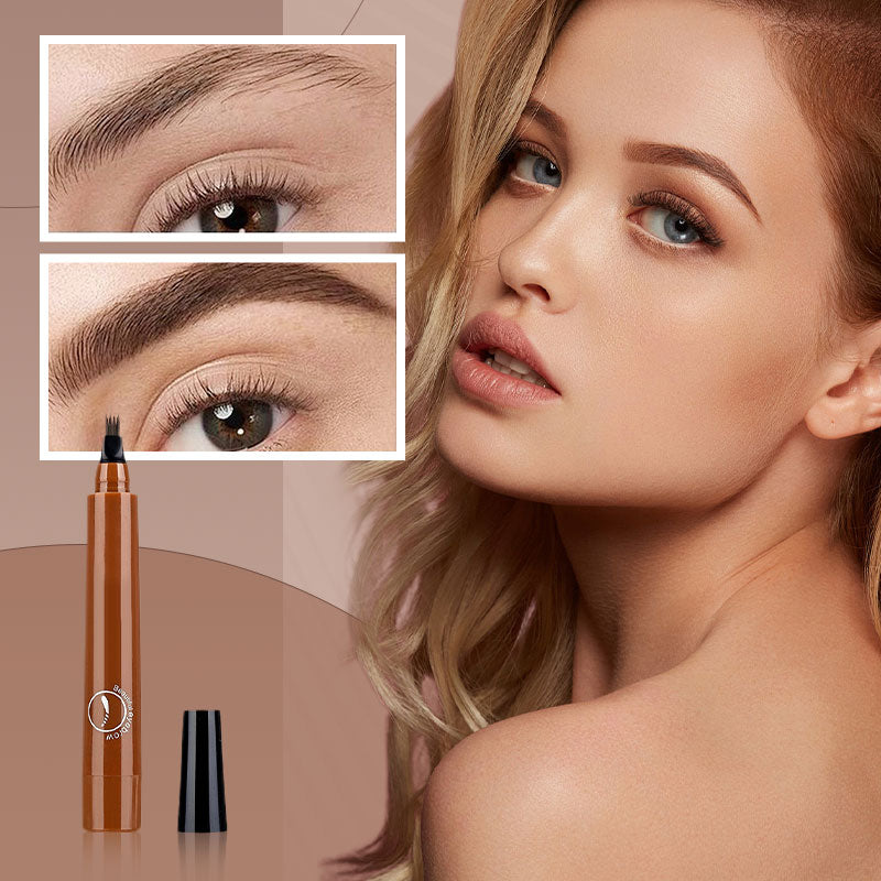 🔥Crayon à sourcils 4-End Natural — créez rapidement des sourcils élégants et parfaitement définis🔥