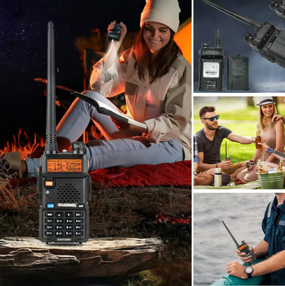 Radio amateur UV-5R longue portée – radio bidirectionnelle double bande Walkie-Talkie