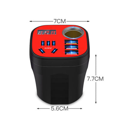 Convertisseur et Chargeur QC Type-C pour Voiture, Monté sur Tableau de Bord