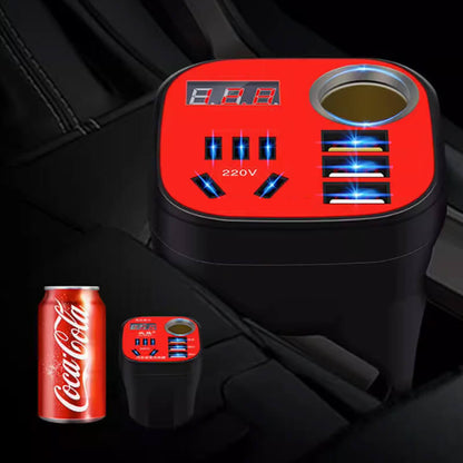 Convertisseur et Chargeur QC Type-C pour Voiture, Monté sur Tableau de Bord