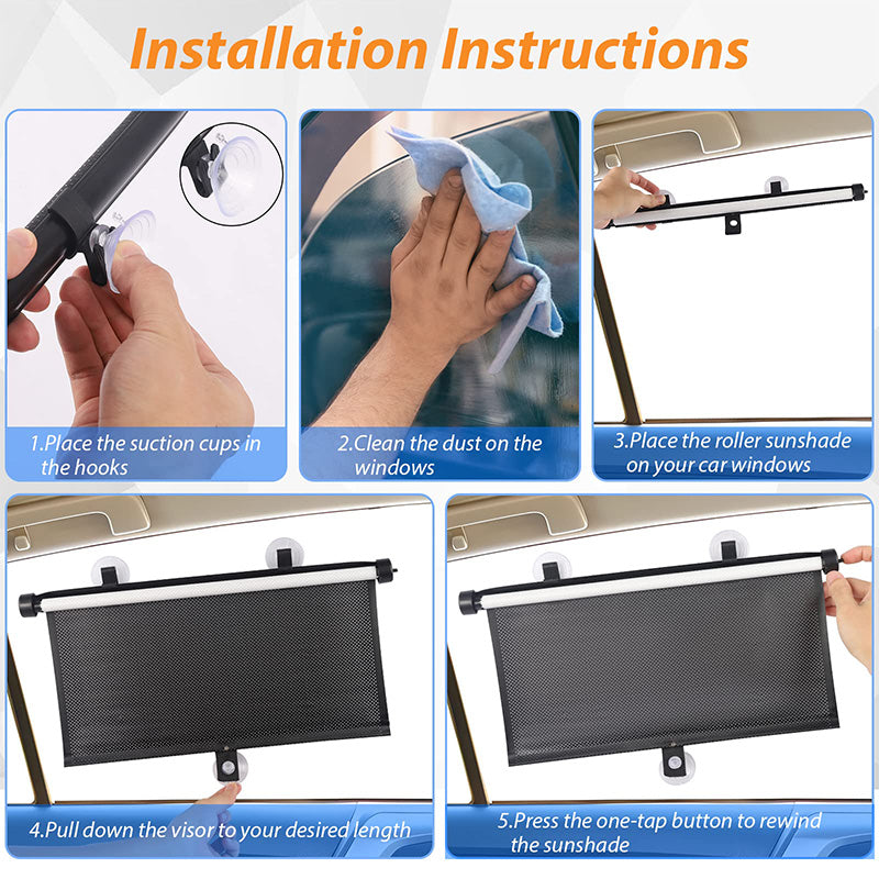 💎 -49% STORE SOLAIRE RÉTRACTABLE — Protection UV et Anti-Éblouissement pour Voiture et Maison, Ajustable et Universel