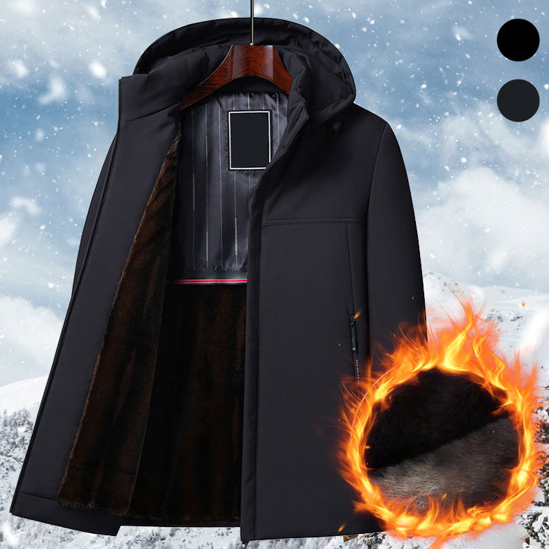 ❄️Offres spéciales hiver❄️Parka thermique épaisse à capuche pour homme