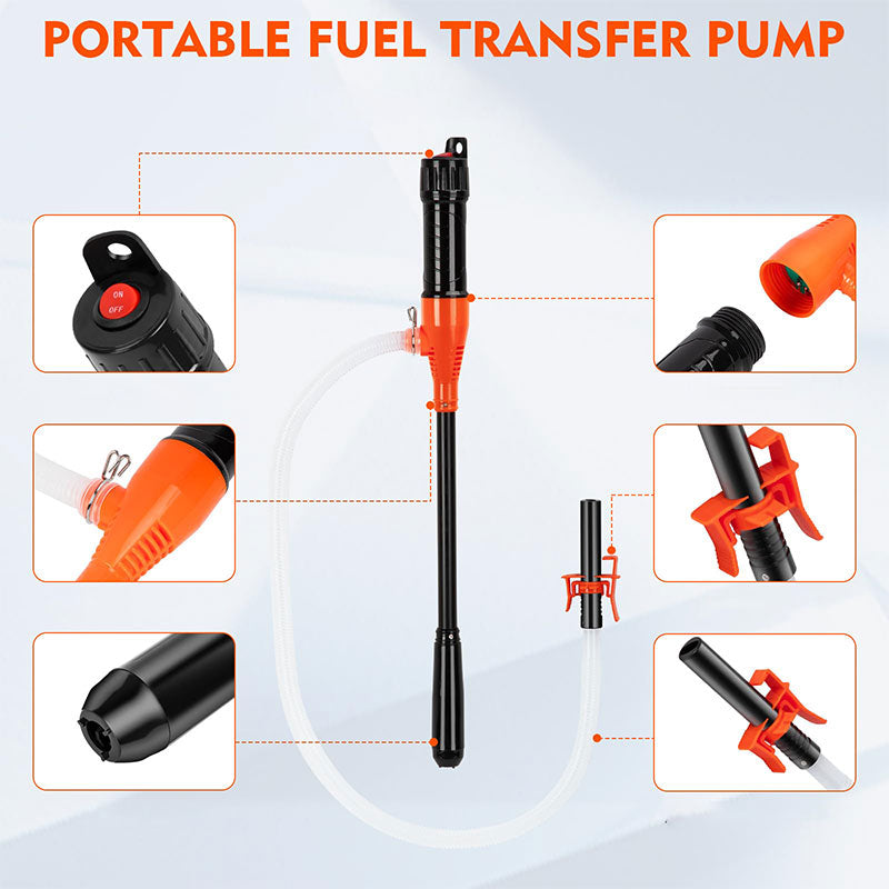 Nouveauté 2026 : Pompe de Transfert Électrique Portable – Utilisations Multiples (Eau & Carburant) – Promo -50%