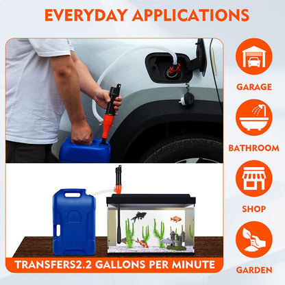 Nouveauté 2026 : Pompe de Transfert Électrique Portable – Utilisations Multiples (Eau & Carburant) – Promo -50%