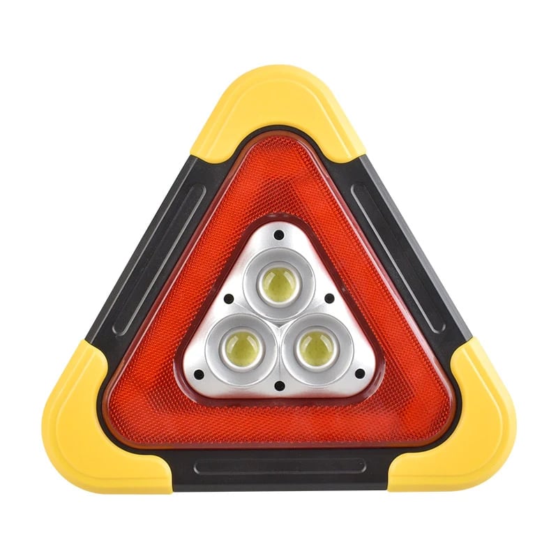 🚗 Promotion exceptionnelle – 49% de réduction : Lampe de Signalisation d'Urgence Solaire Triangulaire 3-en-1 pour le Bord de Route ✨