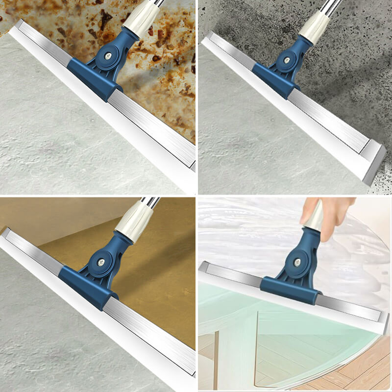 Livraison gratuite - Balai à eau en silicone pour salle de bains, nettoyage facile