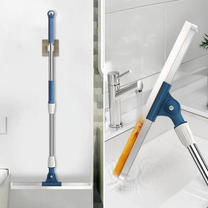 Livraison gratuite - Balai à eau en silicone pour salle de bains, nettoyage facile