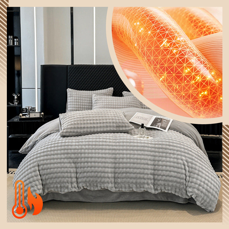 ⚡ Promo exceptionnelle – 69% de réduction : Ensemble de Couette en Velours Lait 1800F avec Housse et Fermeture Éclair pour une Chaleur Douce et un Confort Inégalé cet Hiver ❄️✨