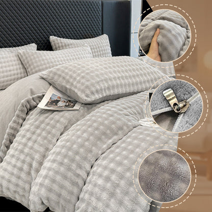 ⚡ Promo exceptionnelle – 69% de réduction : Ensemble de Couette en Velours Lait 1800F avec Housse et Fermeture Éclair pour une Chaleur Douce et un Confort Inégalé cet Hiver ❄️✨