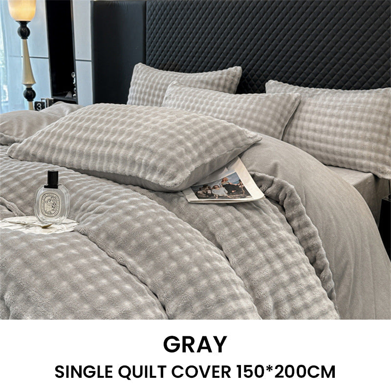 ⚡ Promo exceptionnelle – 69% de réduction : Ensemble de Couette en Velours Lait 1800F avec Housse et Fermeture Éclair pour une Chaleur Douce et un Confort Inégalé cet Hiver ❄️✨