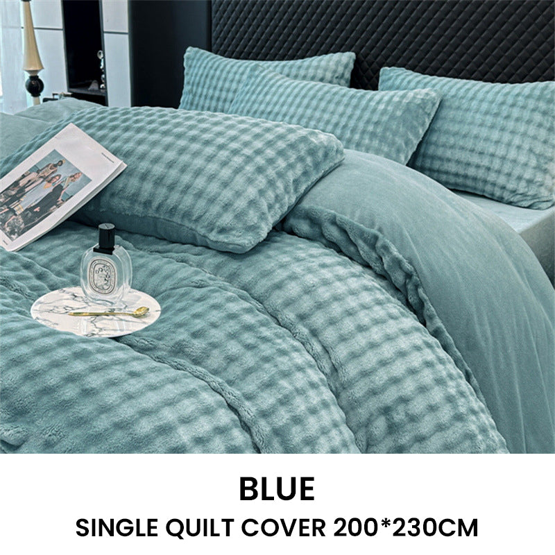 ⚡ Promo exceptionnelle – 69% de réduction : Ensemble de Couette en Velours Lait 1800F avec Housse et Fermeture Éclair pour une Chaleur Douce et un Confort Inégalé cet Hiver ❄️✨
