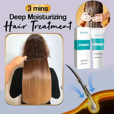 ⏳ Offre spéciale : Achetez-en 1, obtenez-en 1 gratuitement (2 PCS) — Crème lissante pour traitement à la kératine, nouvelle mise à niveau 2025