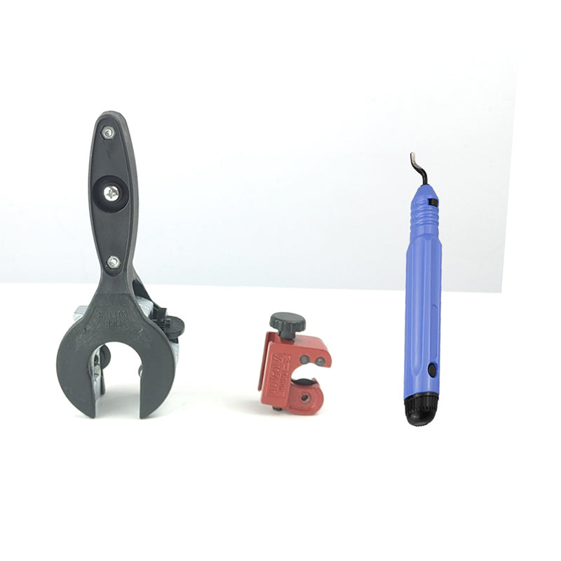 Set de coupe-tubes à cliquet 3 pièces — coupe rapide et précise, 35% de réduction