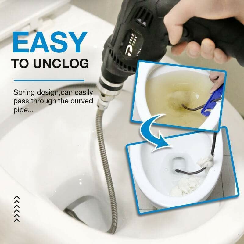 🚿 Promo 60% de réduction ! Ressort Électrique pour Déboucheur – Puissant, Flexible et Léger 🪠📦