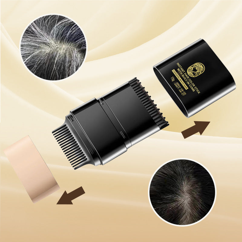 🔥Bâton de coloration instantanée avec peigne intégré – couleur rapide et coiffage facilité