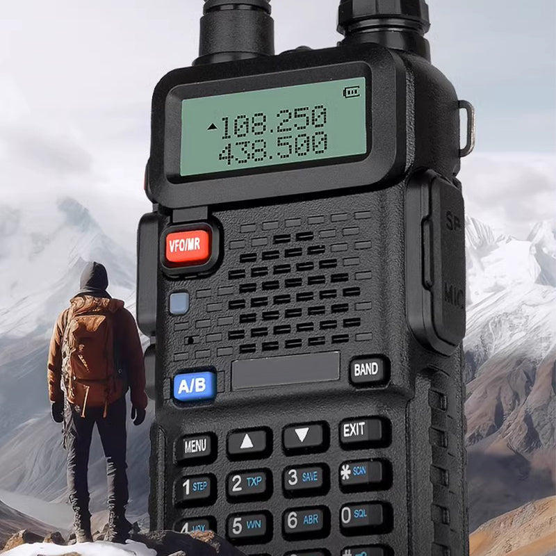Radio amateur UV-5R longue portée – radio bidirectionnelle double bande Walkie-Talkie