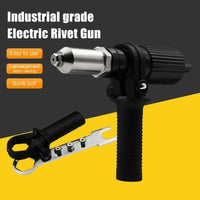 Kit Adaptateur Professionnel pour Pistolet à Rivets avec 4 Boulons de Buse