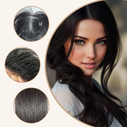 Frange Partielle Naturelle à Clipser – Postiche Invisible et Sans Couture, Look Naturel et Impeccable