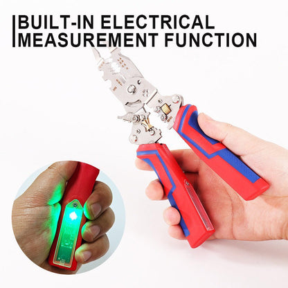 Pince pliante multifonctionnelle professionnelle pour électricien avec mesure électrique intégrée