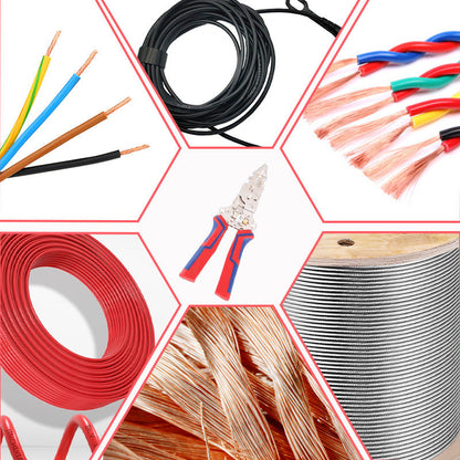 Pince pliante multifonctionnelle professionnelle pour électricien avec mesure électrique intégrée