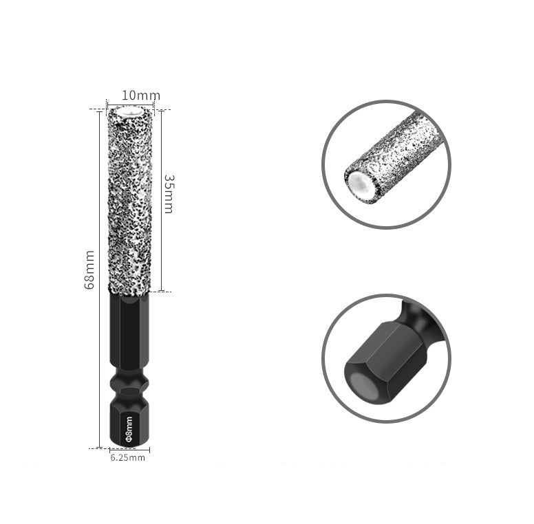 🔥 2-in-1 Hex Shank Brazing & Drilling Dry Hole Opener — Specialized Tool