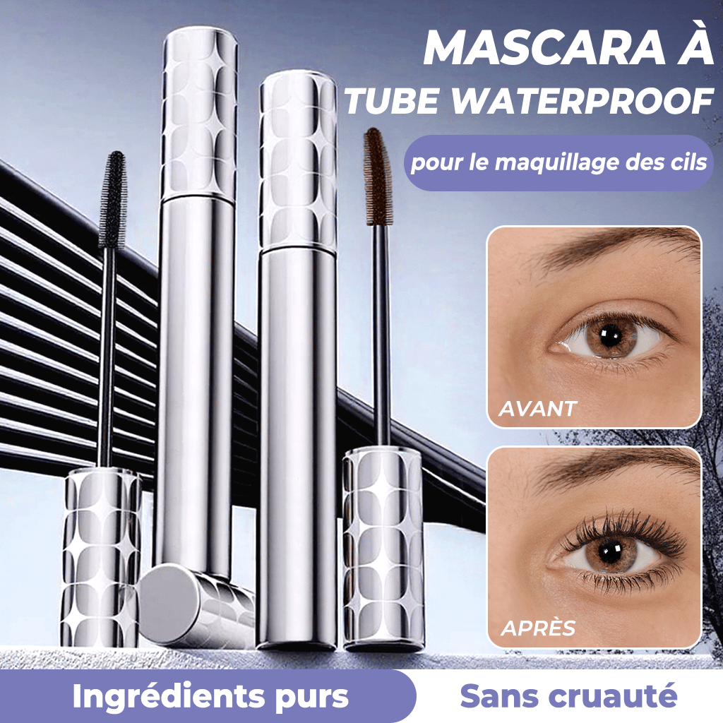 💄 Offre duo : Achetez 1, Obtenez 1 gratuit – Mascara waterproof et flexible pour une tenue longue durée, sans paquets et un volume naturel qui sublime le regard 👁️