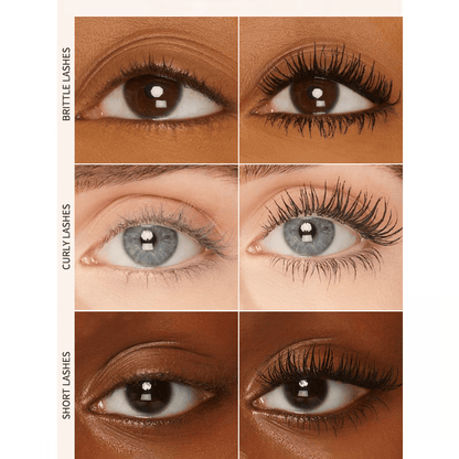💄 Offre duo : Achetez 1, Obtenez 1 gratuit – Mascara waterproof et flexible pour une tenue longue durée, sans paquets et un volume naturel qui sublime le regard 👁️