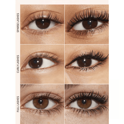 💄 Offre duo : Achetez 1, Obtenez 1 gratuit – Mascara waterproof et flexible pour une tenue longue durée, sans paquets et un volume naturel qui sublime le regard 👁️