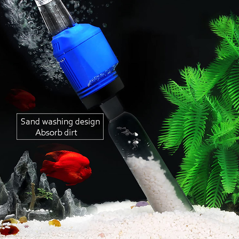 Changeur d'eau et Nettoyeur de Filtre pour Aquarium à Aspiration Électrique – Entretien Facile de Votre Aquarium 🐠🔧