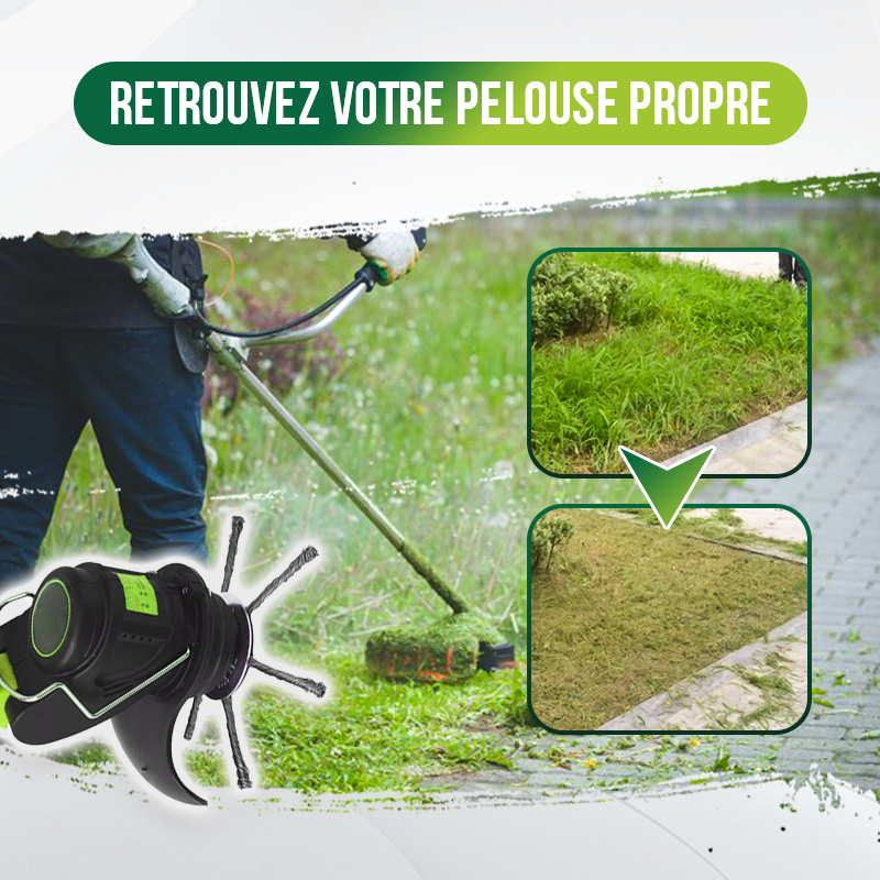 🌿 OFFRE SPÉCIALE : 1 ACHETÉE, 1 OFFERT – Tête de Remplacement Universelle pour Débroussailleuse, Installation Ultra-Facile et Construction Durable pour le Jardinage ✨