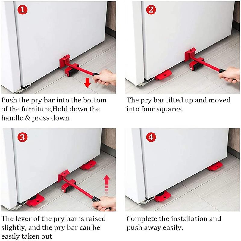 Kit Complet de Levage et Déplacement de Meubles — Sûr, Facile et Polyvalent