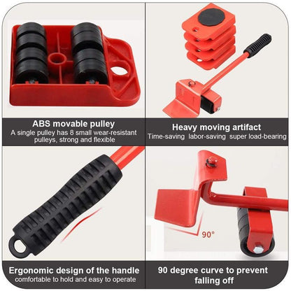 Kit Complet de Levage et Déplacement de Meubles — Sûr, Facile et Polyvalent