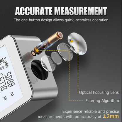 Télémètre Laser Multifonction et Rechargeable – Précision et Polyvalence au Bout des Doigts