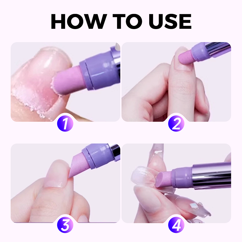 💜Offre exclusive : Achetez-en 1, Obtenez-en 1 gratuit 💜 Nouveau stylo de soin des ongles 3 en 1 – version améliorée 2025