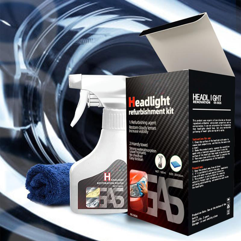 🔥Kit de rénovation & revêtement cristal pour phares auto🚗✨ – Achetez 2, obtenez 1 GRATUIT !