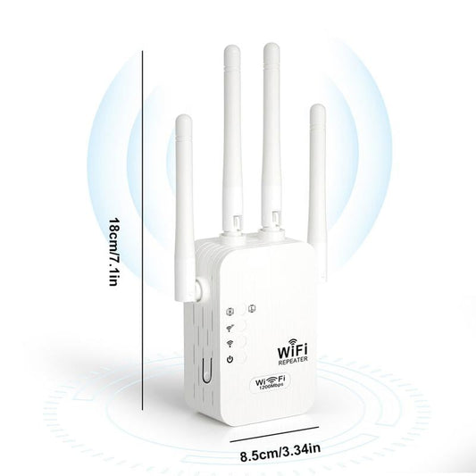 🎁 Dernier jour : 50 % de réduction ! 🔥 Amplificateur Wi-Fi 2025 – 1200 Mbit/s, double bande (5 GHz / 2,4 GHz) 📶 Amplification maximale du signal – connexion stable dans toute la maison !