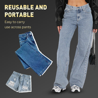 🔝 Bouton d'extension de taille à ressort métallique pour jeans – pratique, durable et facile à installer