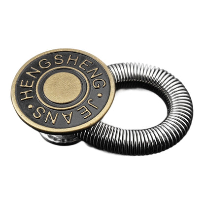 🔝 Bouton d'extension de taille à ressort métallique pour jeans – pratique, durable et facile à installer
