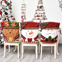 Housse de chaise Noël – Déco festive et élégante pour vos tables de fête