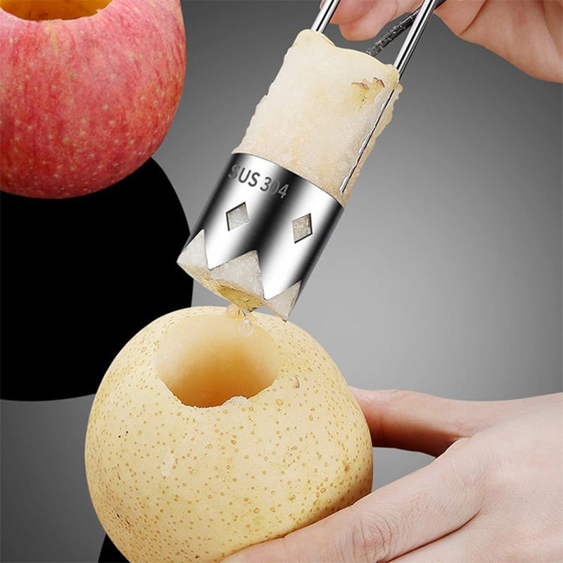 Promo Éclair : Extracteur Universel de Noyaux de Fruits en Acier Inoxydable 🍎🍏