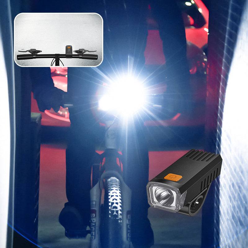 Offre 1+1: Phare Vélo LED Rechargeable – Lumière Puissante en 3 Modes, Clip Réglable et Étanche IPX5 pour Nuit et Pluie