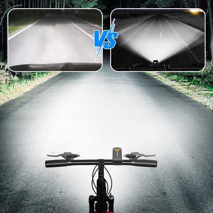 Offre 1+1: Phare Vélo LED Rechargeable – Lumière Puissante en 3 Modes, Clip Réglable et Étanche IPX5 pour Nuit et Pluie