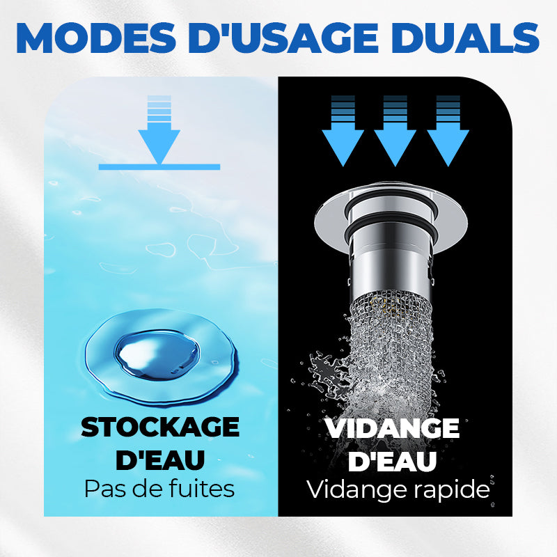 Achetez 1, Recevez 1 Gratuit — Filtre de Vidange Universel pour Évier: Retient les Déchets sans Bloquer l’Eau, Installation Facile et Nettoyage Rapide